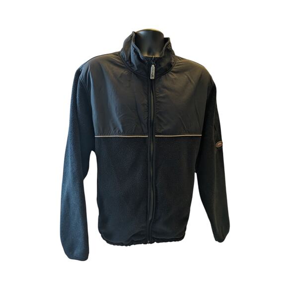 Eddie Bauer Polartec Fleece Jacket Men XXL Zip Outdoor WindPro Hiking Sweatshirt - Picture 7 of 16